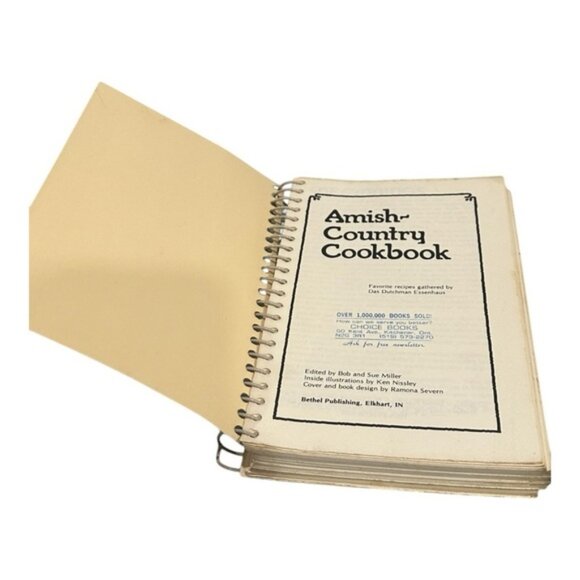 Amish Country Cookbook Volume I Das Dutchman Essenhaus Spiral Bound - Picture 6 of 9